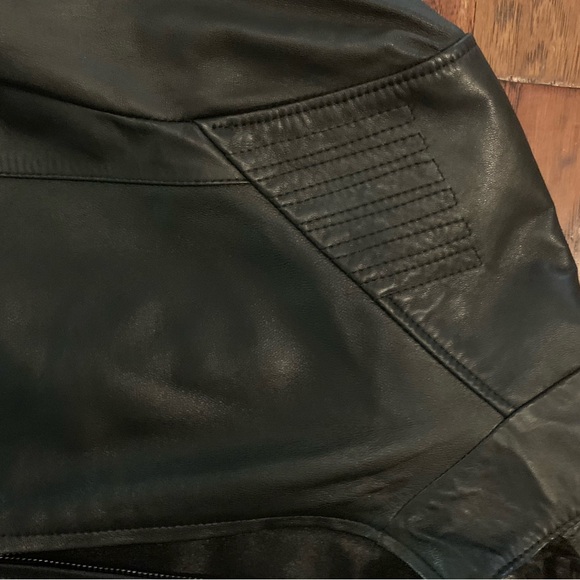 Giorgio Di Mare Men’s Black Leather Jacket NWOT - Picture 2 of 6